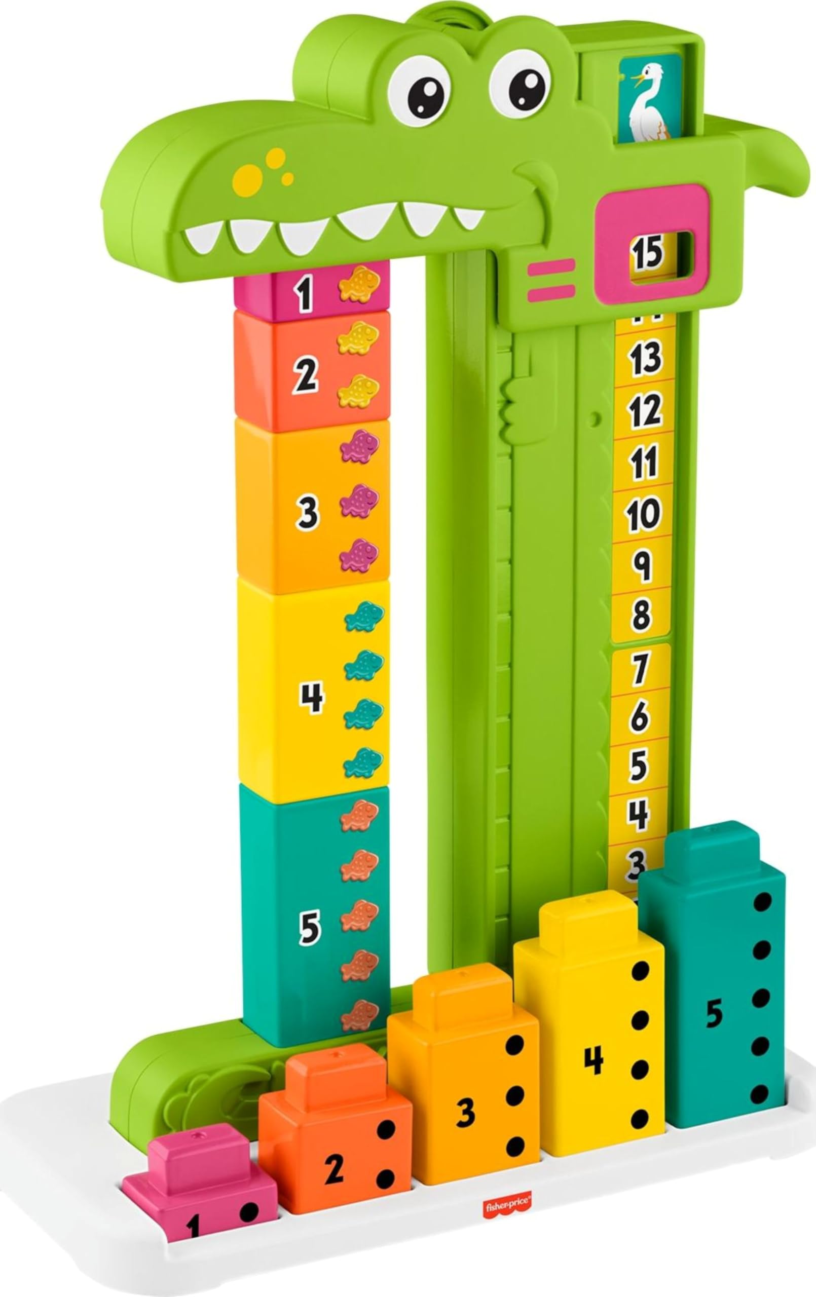 Fisher-Price Preschool Learning Toy Adding Alligator Counting